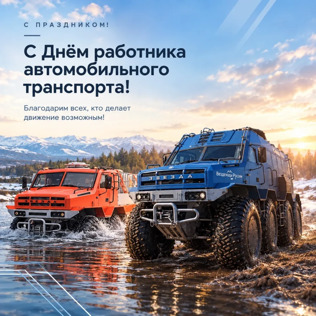С Днём работника автомобильного и городского пассажирского транспорта!