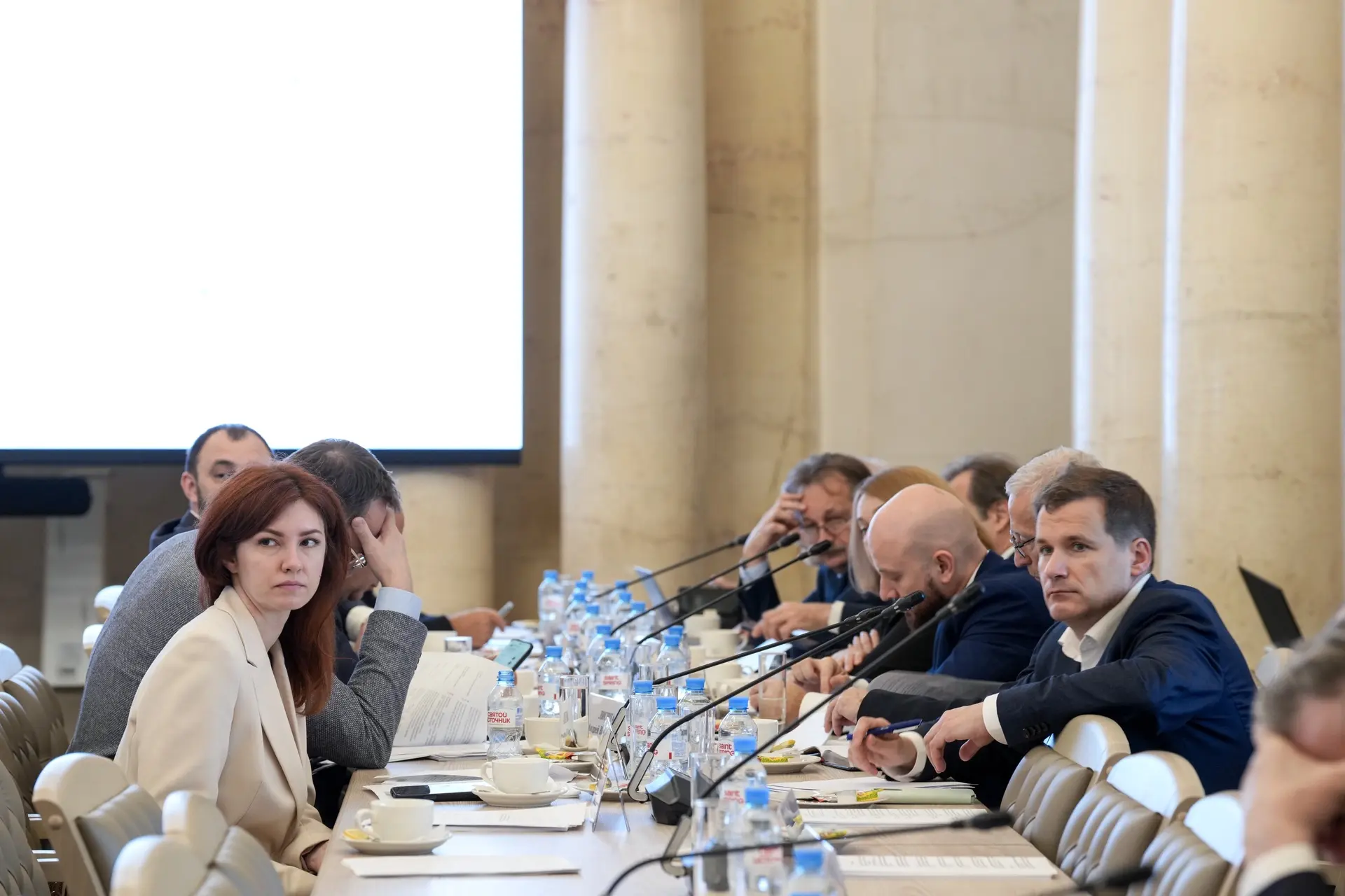 Participants of the Scientific and Technical Council meeting